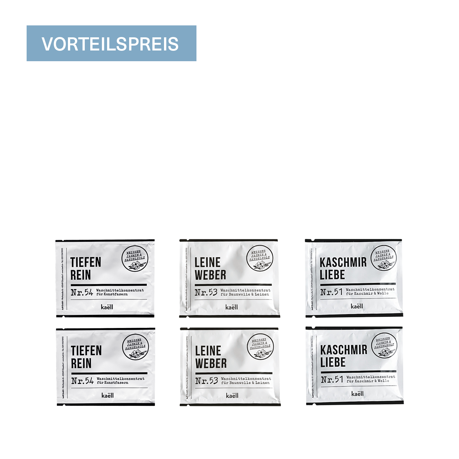 Waschmittel Reise Set