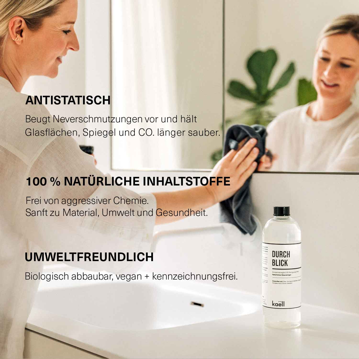 Natürlicher Glasreiniger