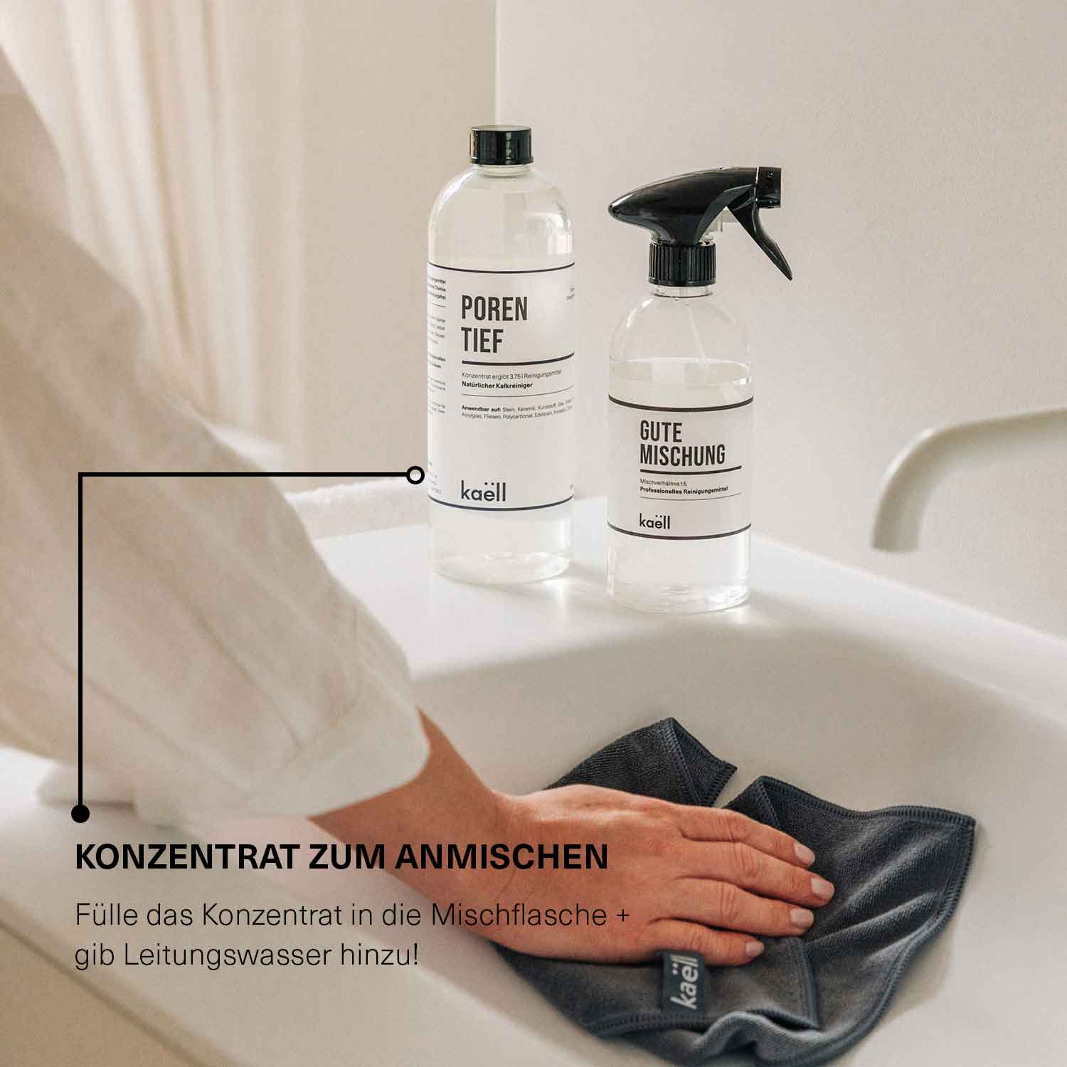 Natürlicher Kalkreiniger