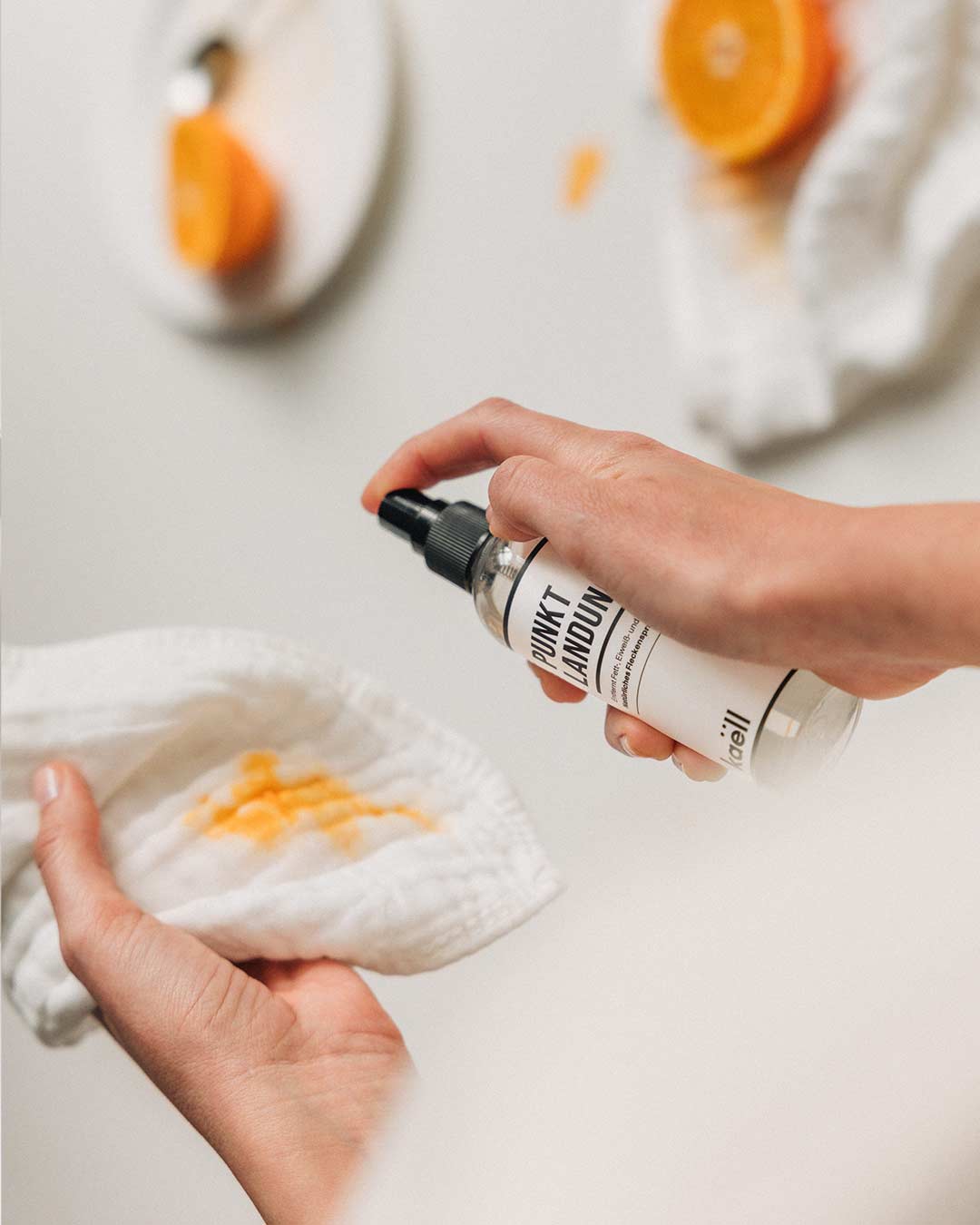 Natürliches Fleckenspray