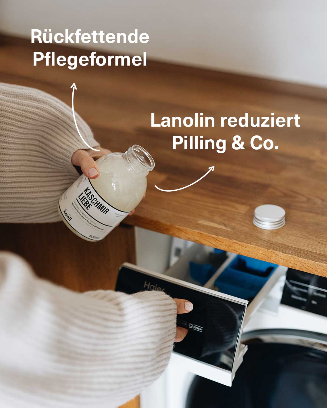 Kaschmir und Wolle