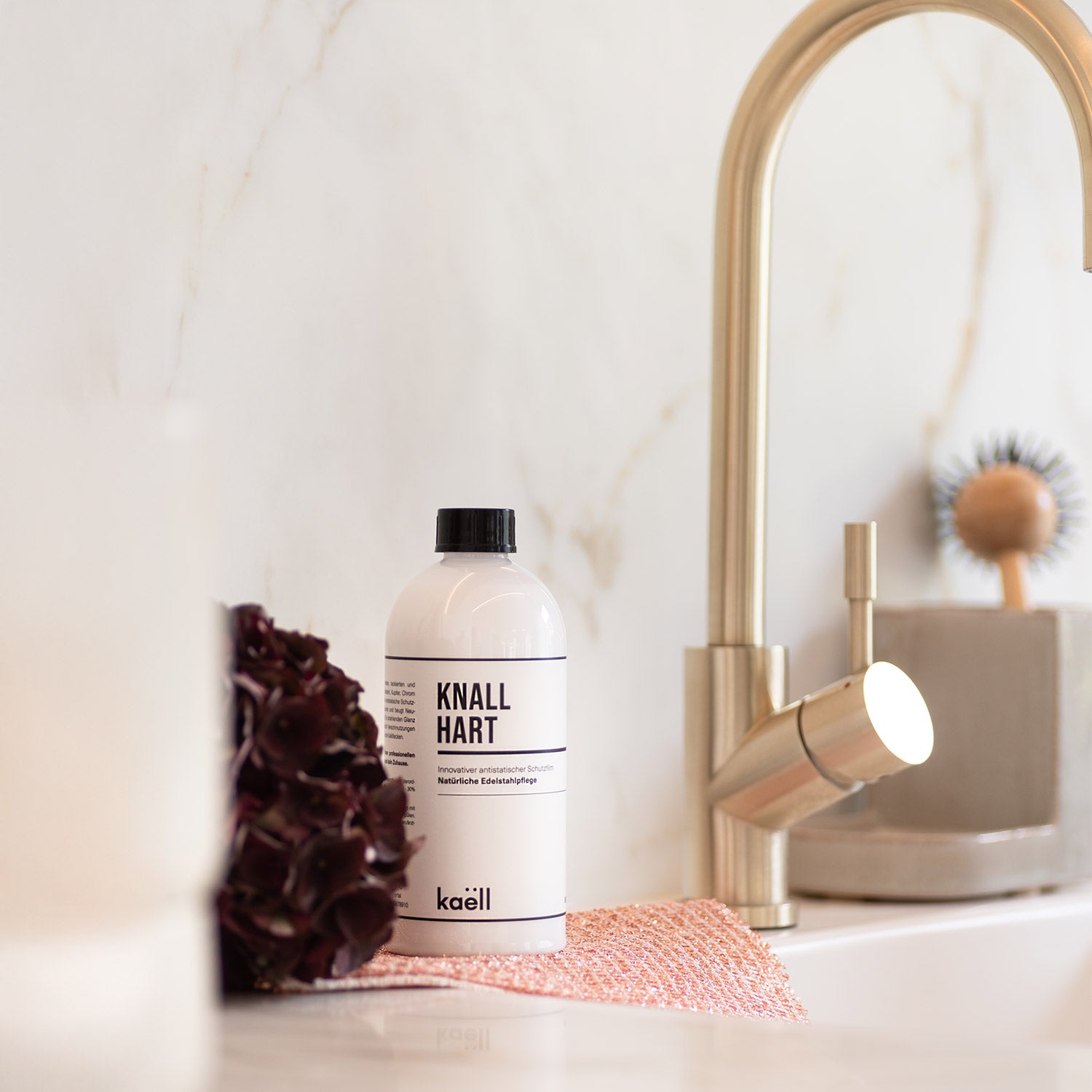 Natürliche Edelstahlpflege