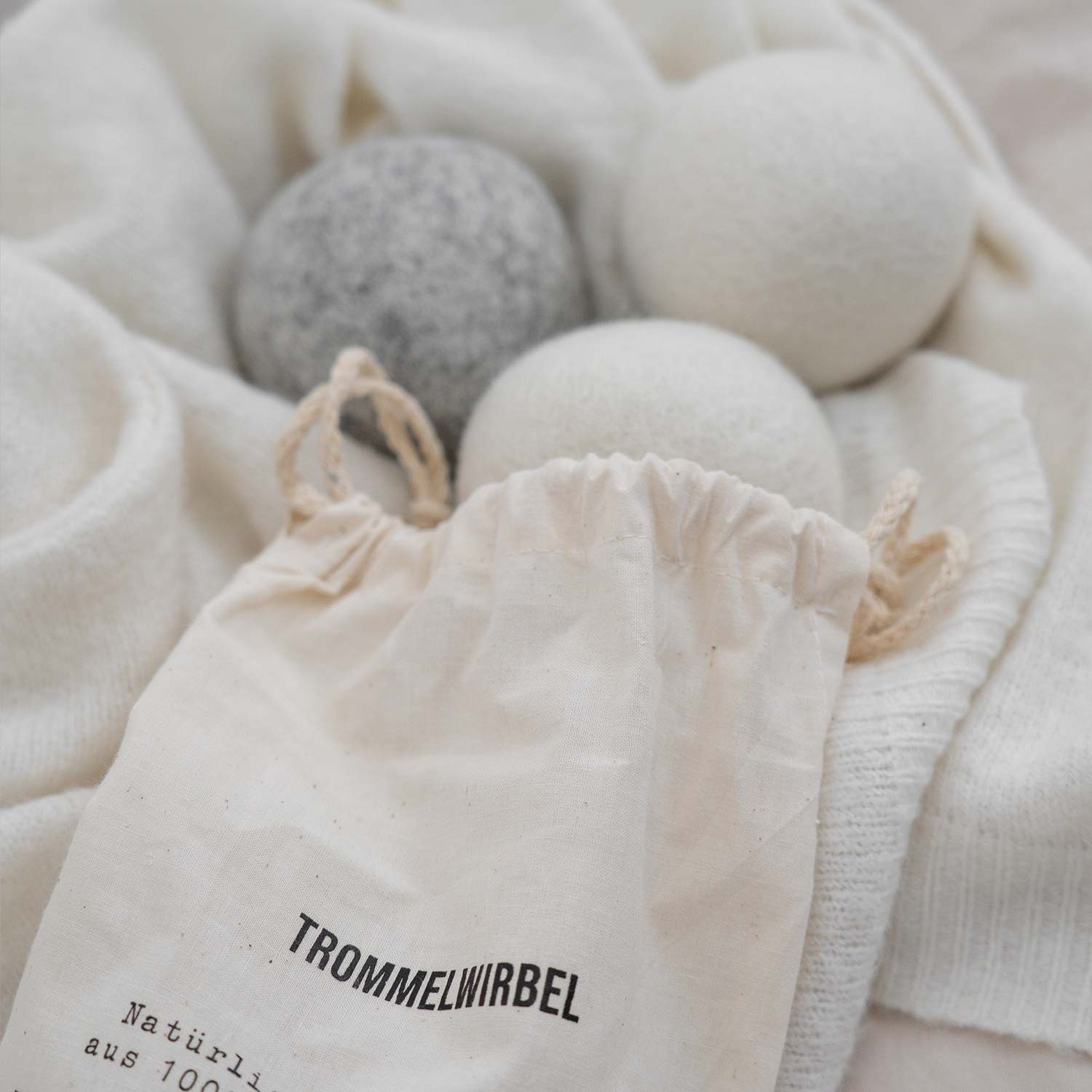 6 Natürliche Trocknerbälle